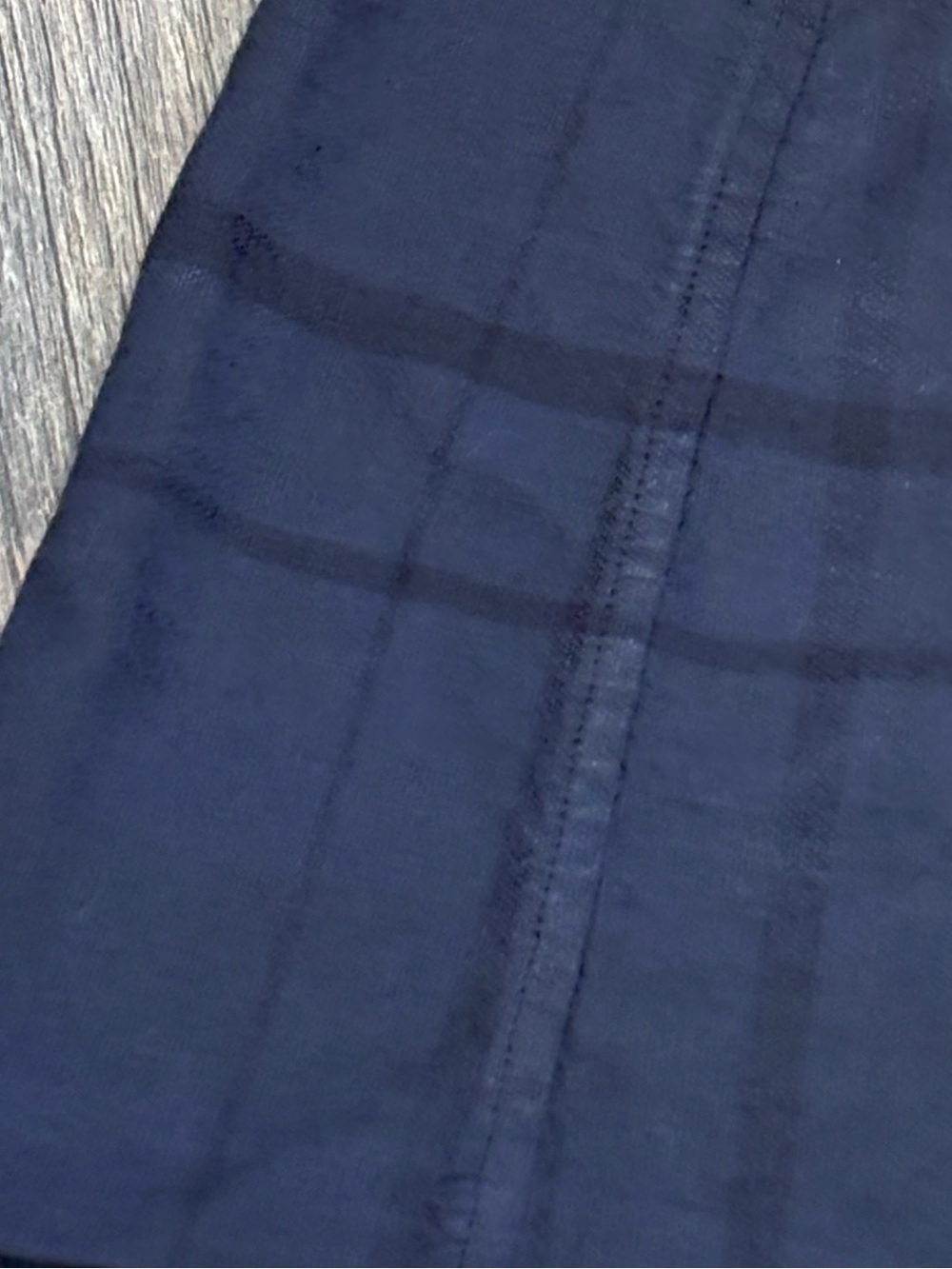 LOFT Blue and Black Plaid Button-Down  Skirt in size 6 classic design! - Picture 5 of 13